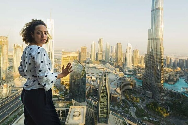 Experience breathtaking views of Dubai's skyline from the 52nd floor walk across a glass bridge and slide down to uncover the city’s extraordinary architecture and charm.